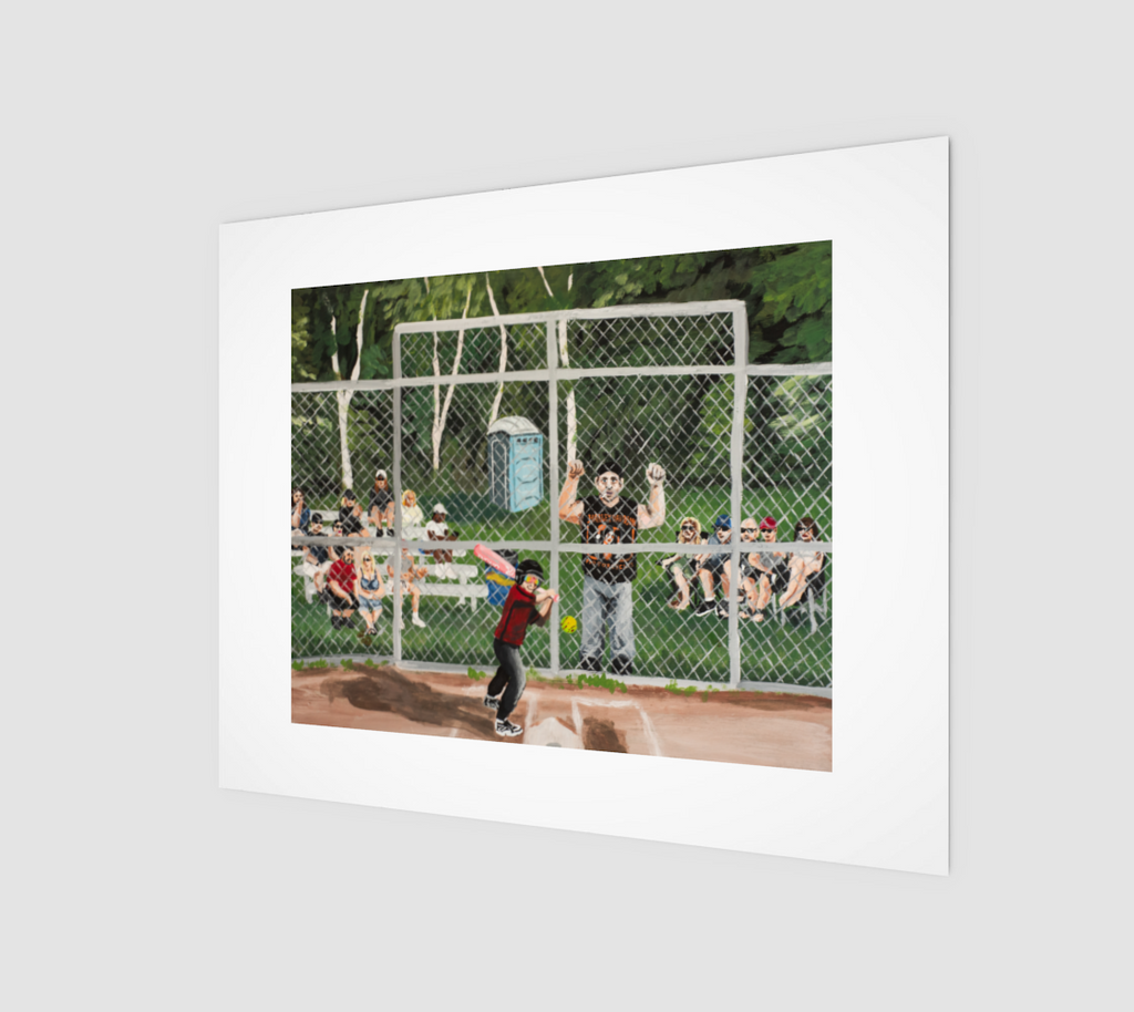 "Choking Up" - OPEN EDITION FINE ART PRINT