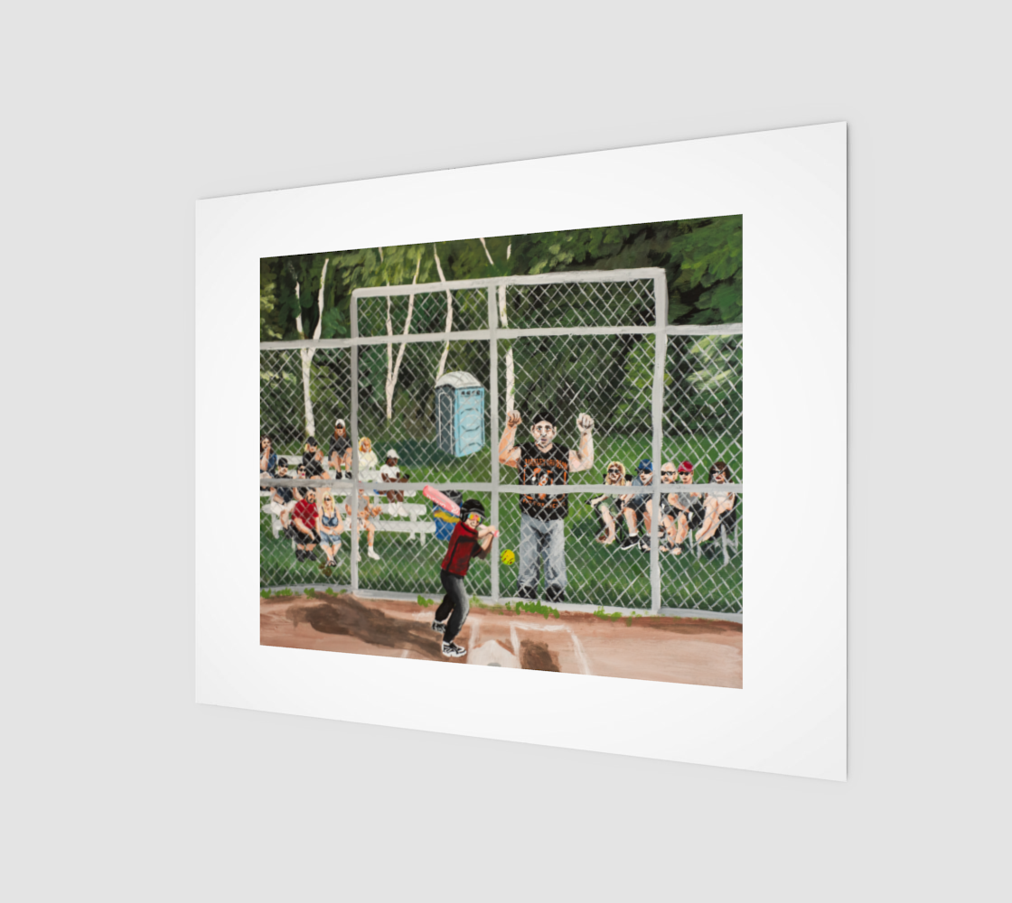 "Choking Up" - OPEN EDITION FINE ART PRINT