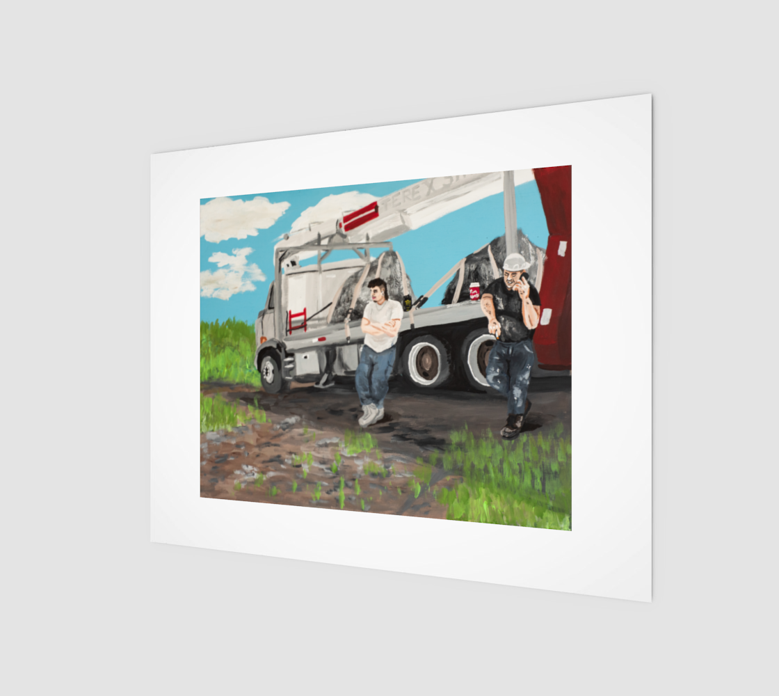 "Thinking of Moving Out West" - OPEN EDITION FINE ART PRINT